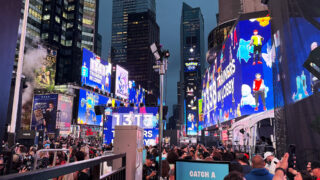 Mewtwo takes over Times Square as Pokémon recreates original Pokémon Go trailer