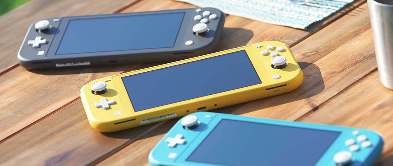Www Videogameschronicle Com Files 19 07 Switch Lite Colours Jpg
