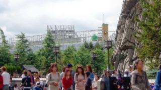 Nintendo theme park images show construction progress