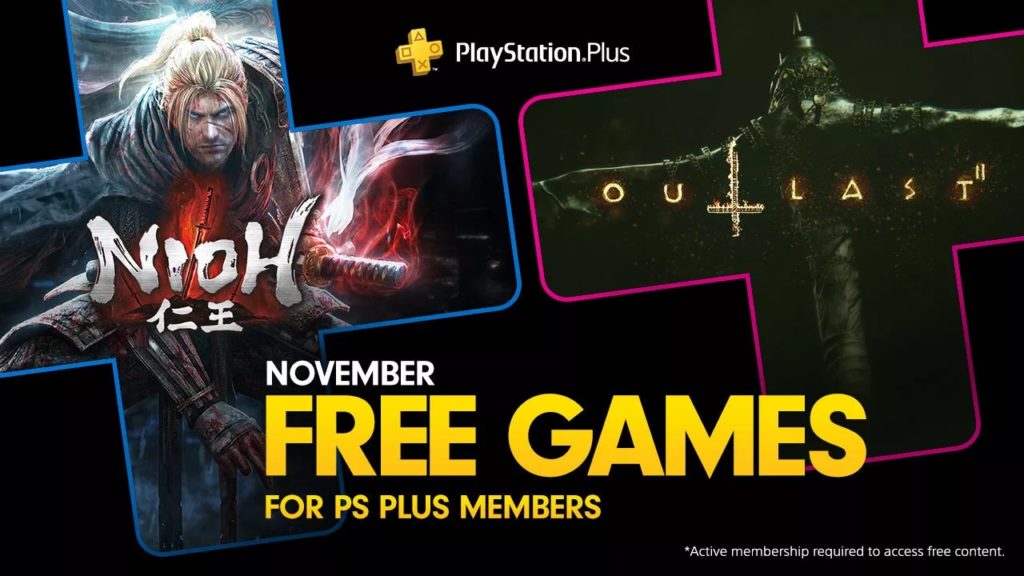 Nioh and Outlast 2 are November’s PlayStation Plus games VGC