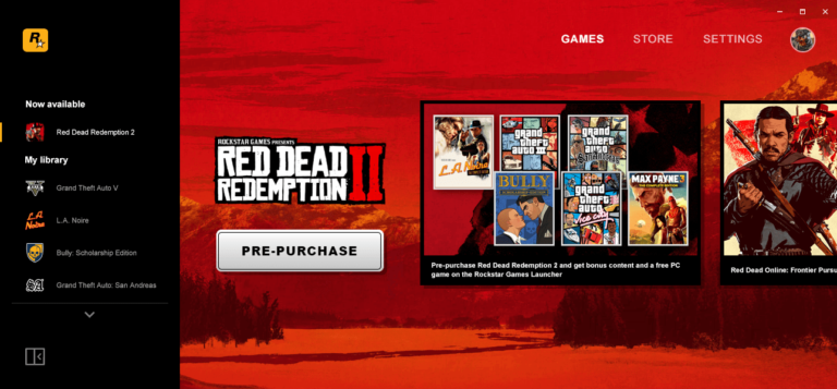 the rockstar games launcher exited unexpectedly rdr2