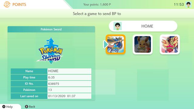 pokemon home for nintendo switch