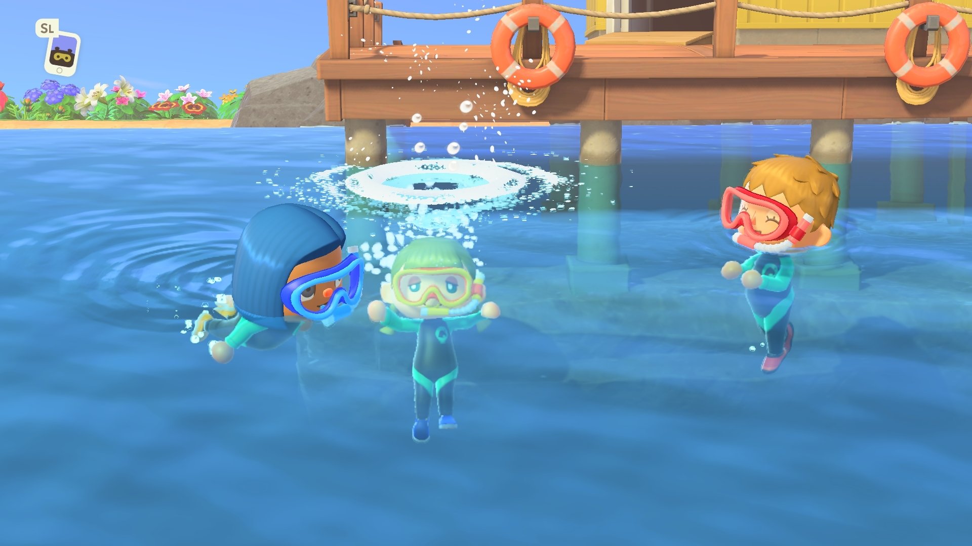 Animal Crossingâ€™s first summer update adds swimming, diving and new