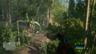 Crysis screens compare the remaster to the original game