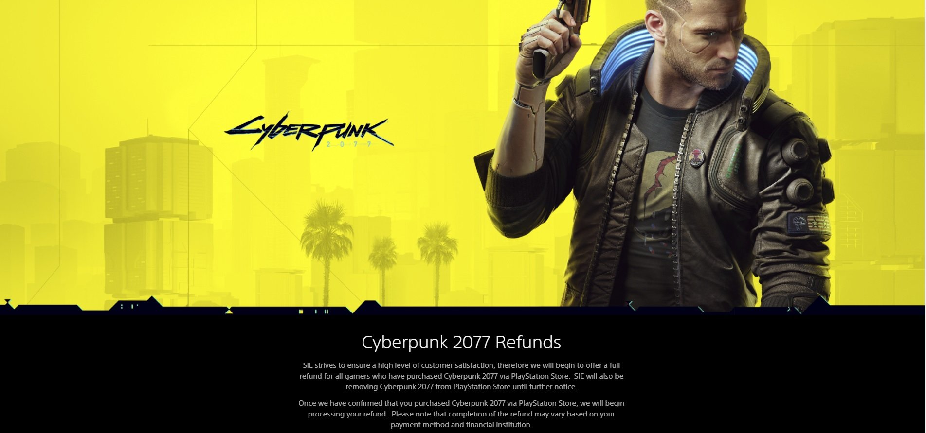 Sony Reluctantly Brings 'Cyberpunk 2077' Back To The PlayStation