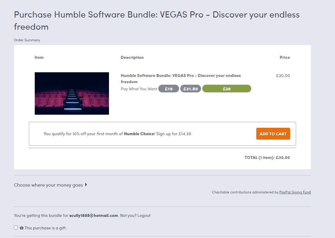 Purchasing and Sending Gifts – Humble Bundle