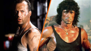 80s Action Heroes Rambo and John McClane Make Their Explosive