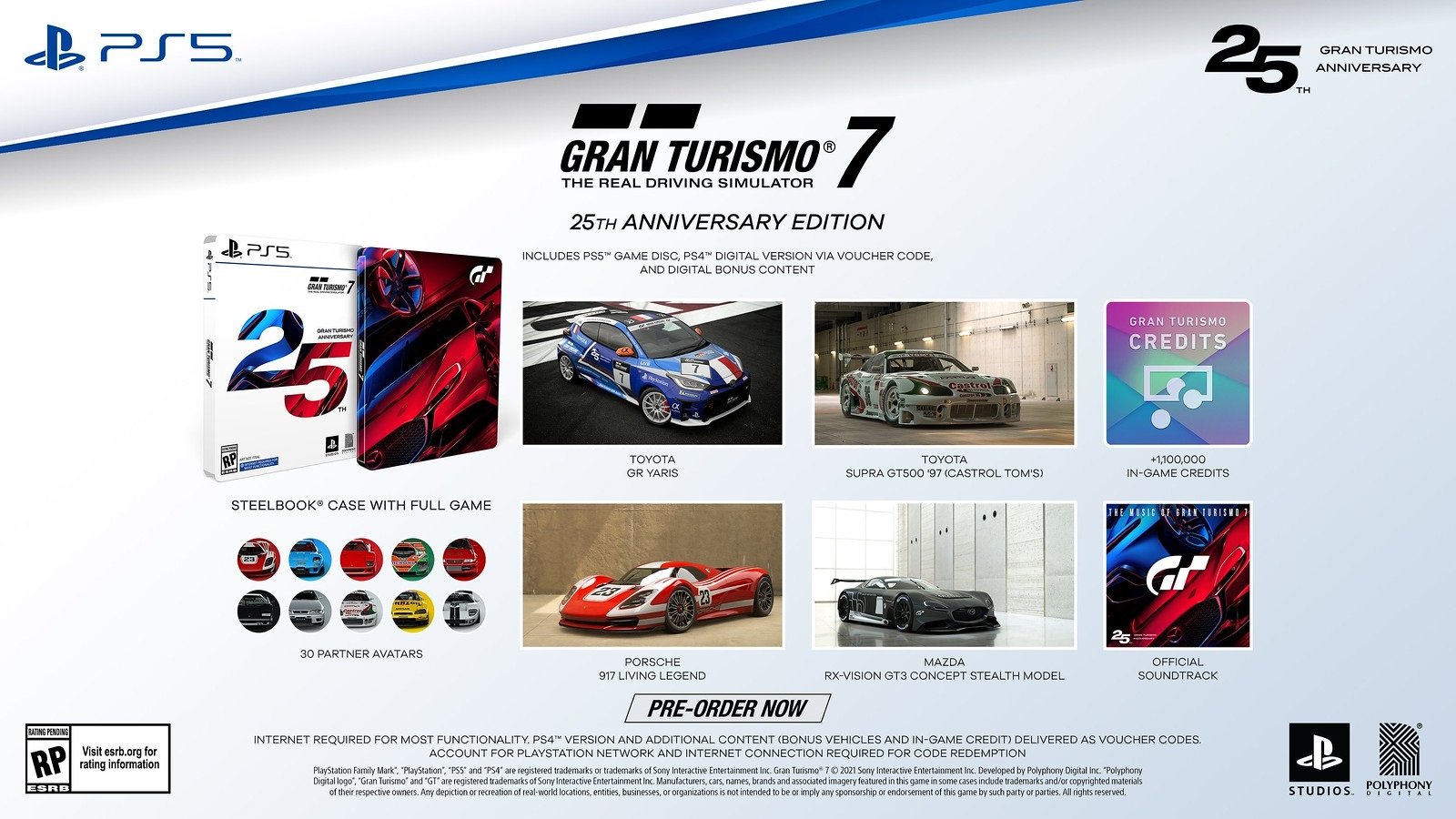 Gran Turismo 7 roars onto PS4 and PS5 in March