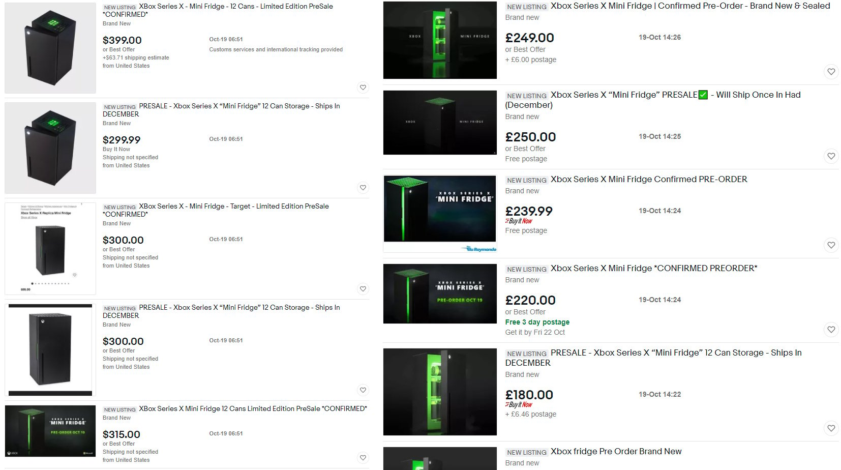 Xbox Series X mini fridge preorders begin on October 19th for