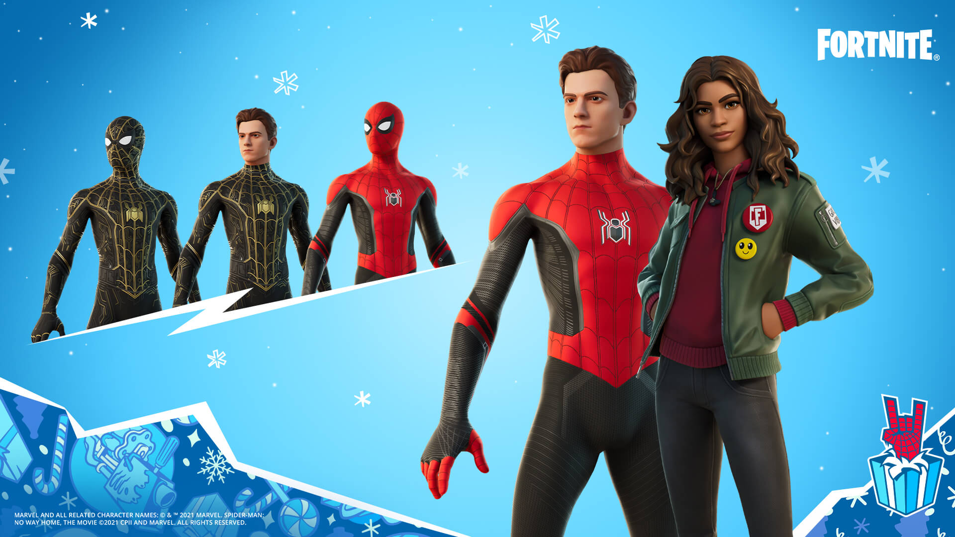 Spider-Man and Mary Jane outfits are coming to Fortnite today | VGC