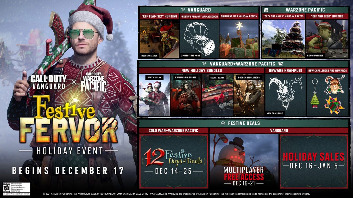 Warzone and Vanguard holiday event confirmed along with free