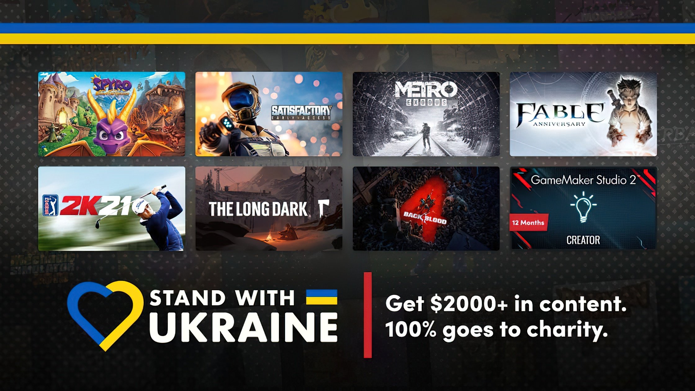 Humble Bundle Unveils $40 Ukraine Benefit With 123 Games and Ebooks - CNET