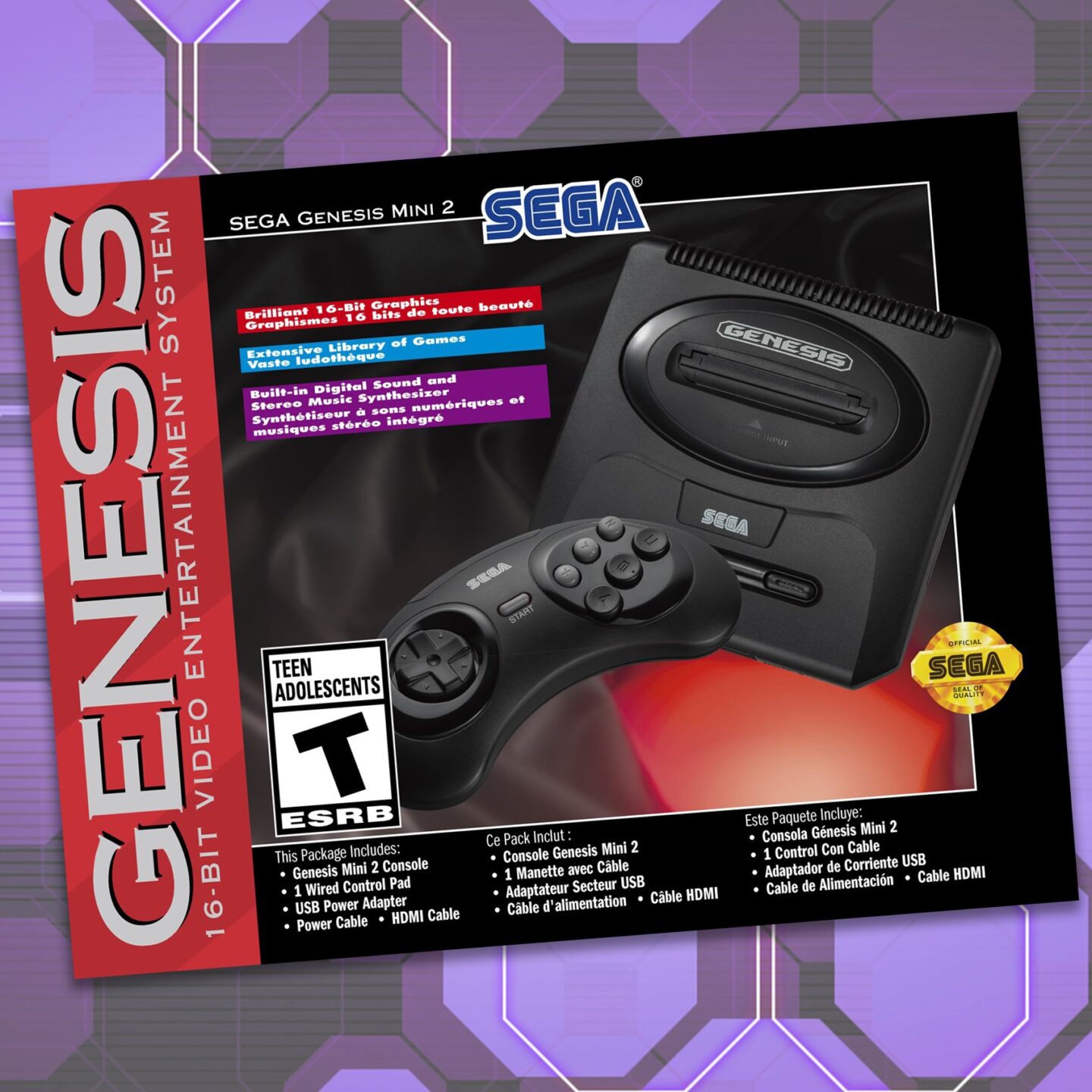 SEGA high quality Genisis Mini 2 Console