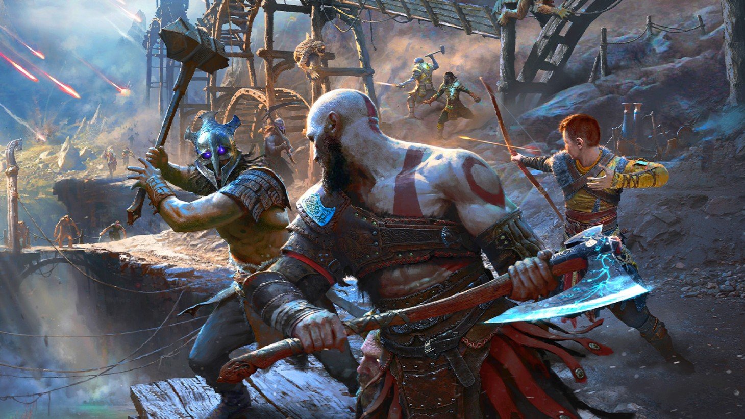 New God of War Ragnarök combat details and screenshots revealed VGC