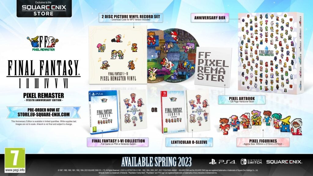 Final Fantasy Pixel Remasters Confirmed For Switch And PS4, Including A ...