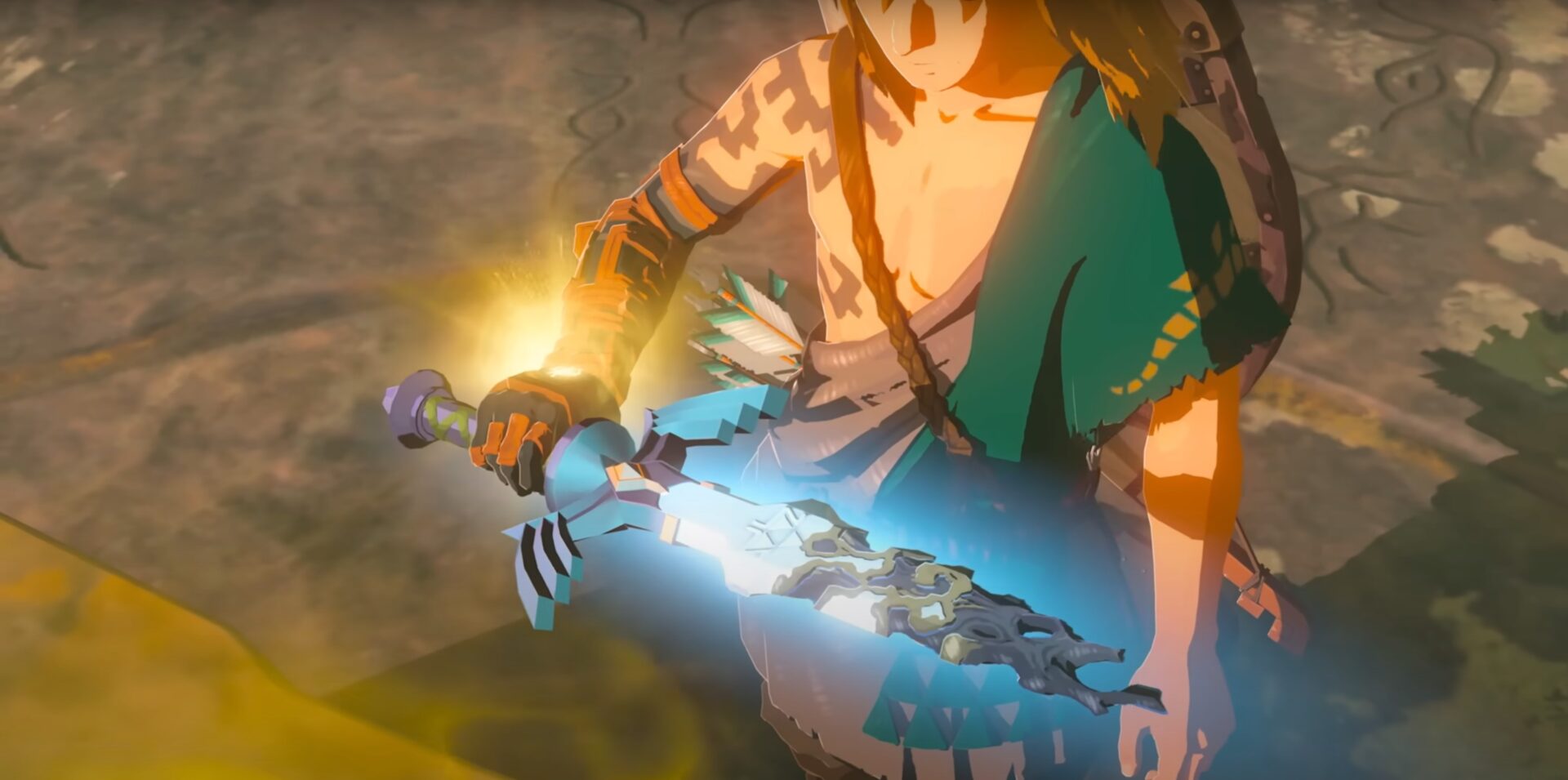 A Leaked Legend Of Zelda Tears Of The Kingdom Advert Has Revealed New   Tears Of The Kingdom Hand Sword 1920x955 