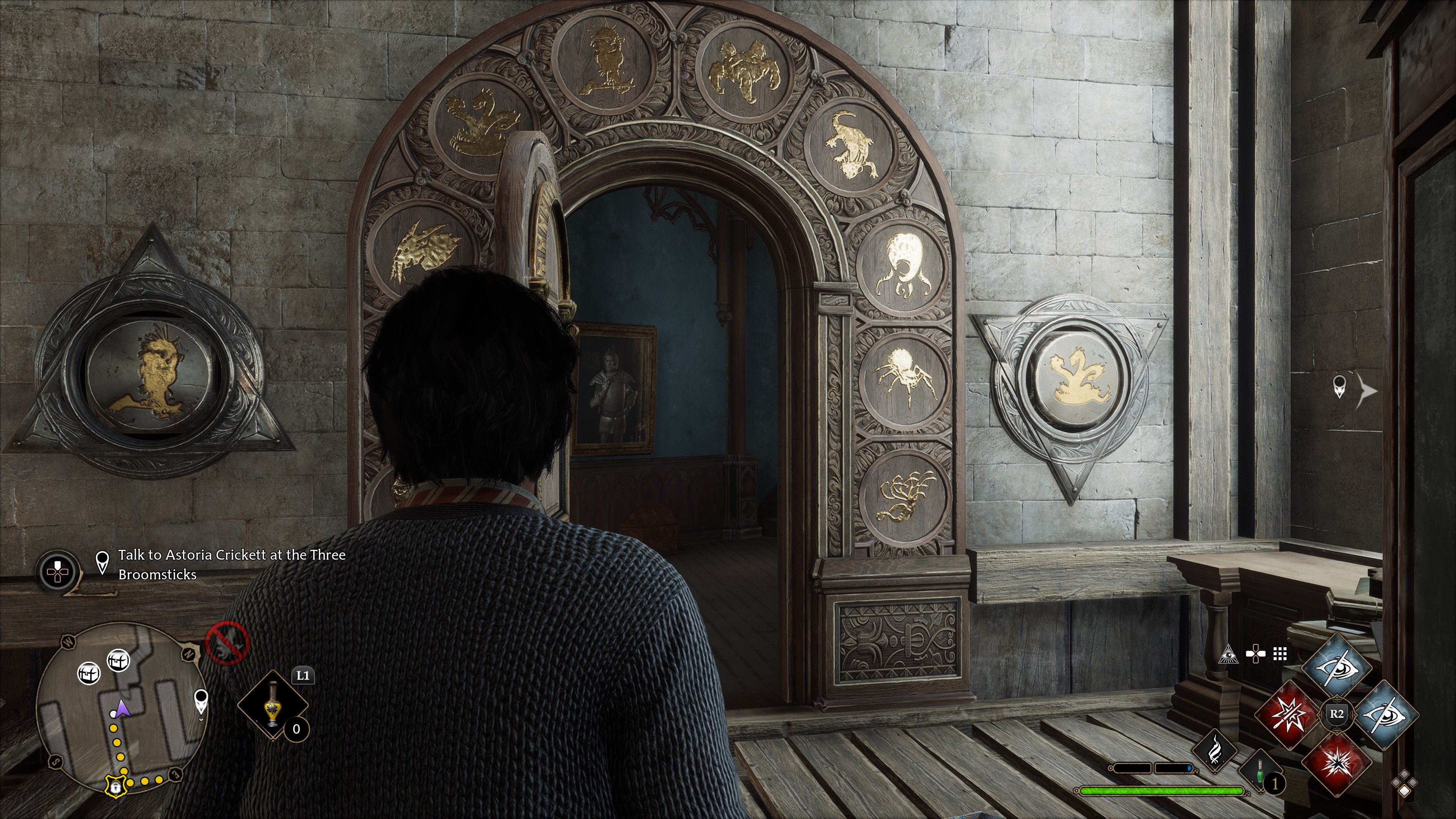 Hogwarts Legacy puzzle doors solution