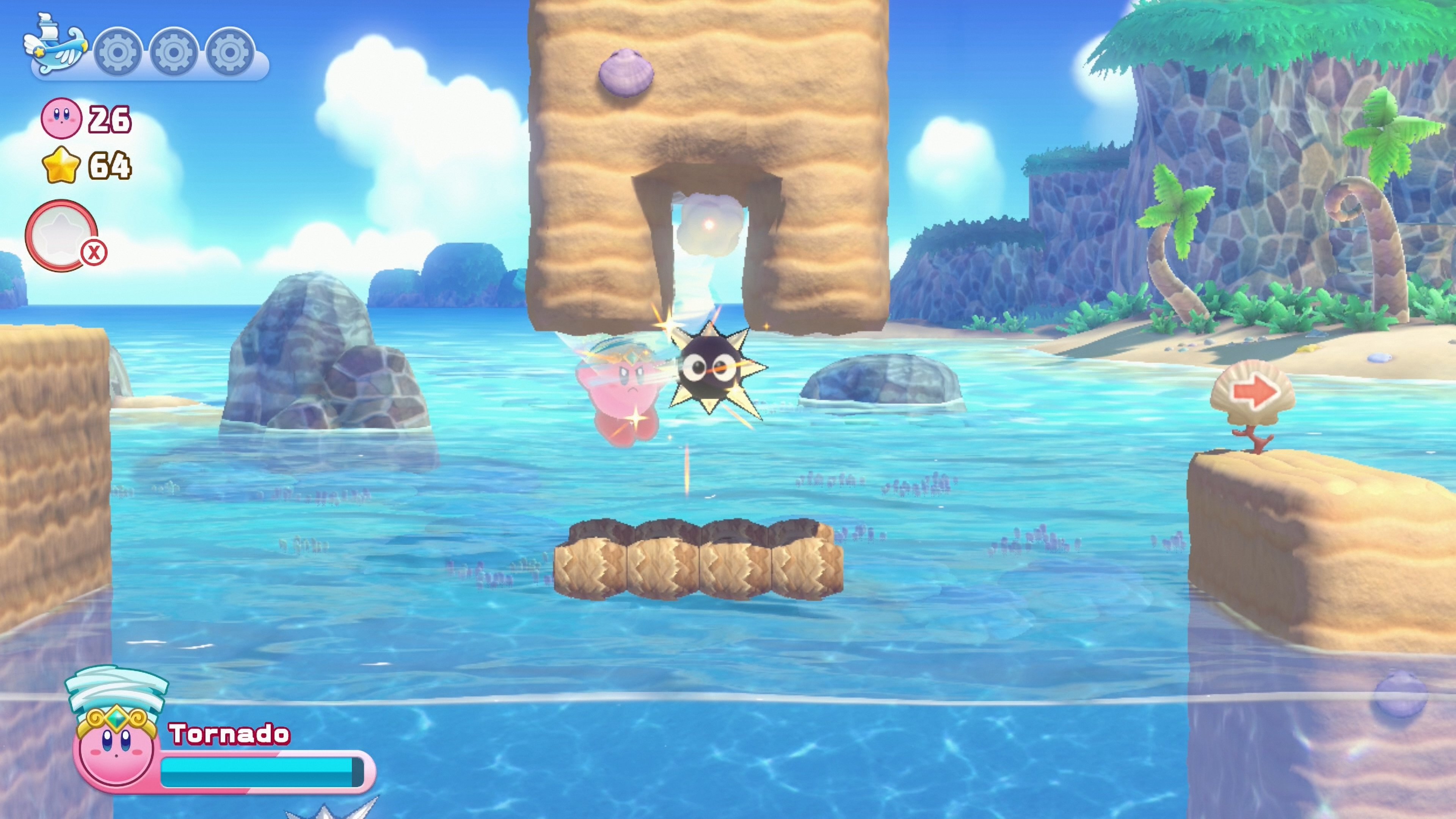 Kirby's Return to Dream Land Deluxe Energy Spheres: Level 3 Onion Ocean  locations | VGC