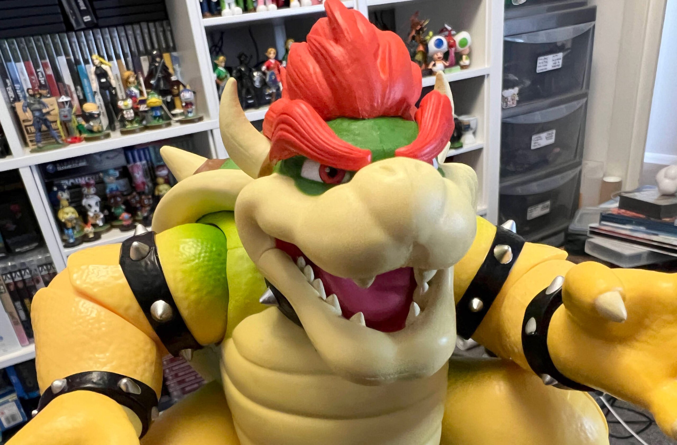 Super Mario Brothers Movie Bowser high quality action figure