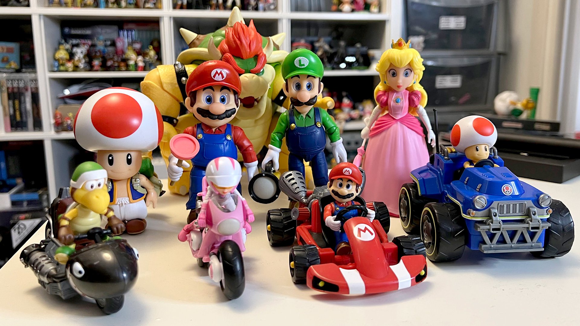 Lot Figurines Mario Bros