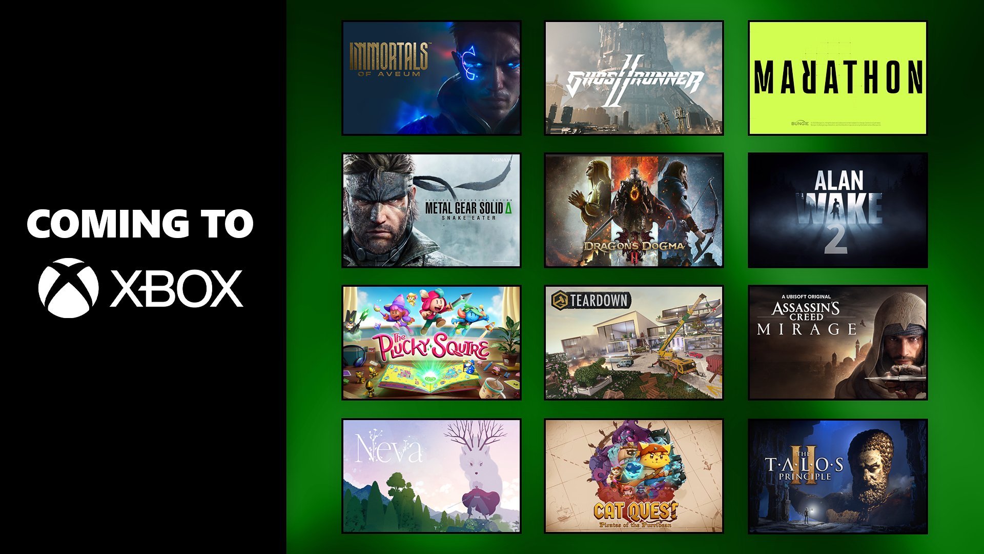 Xbox Series X - Xbox Games Showcase - Games Announce Trailer 