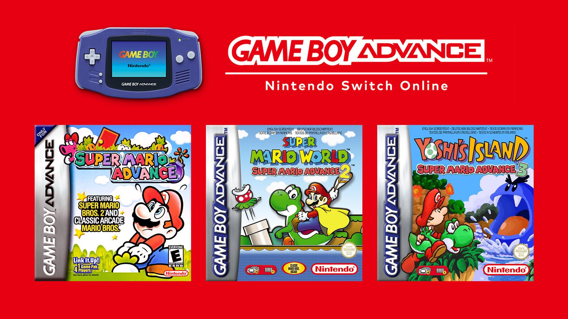 Game Boy Advance games announced for Switch Online + Expansion Pack