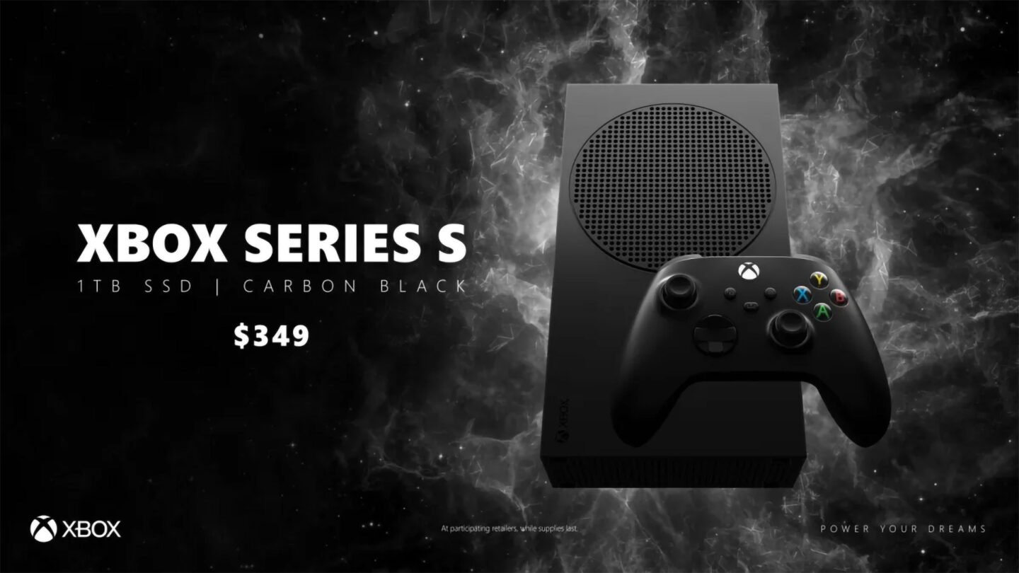 Xbox is releasing a black Series S with 1TB of storage VGC