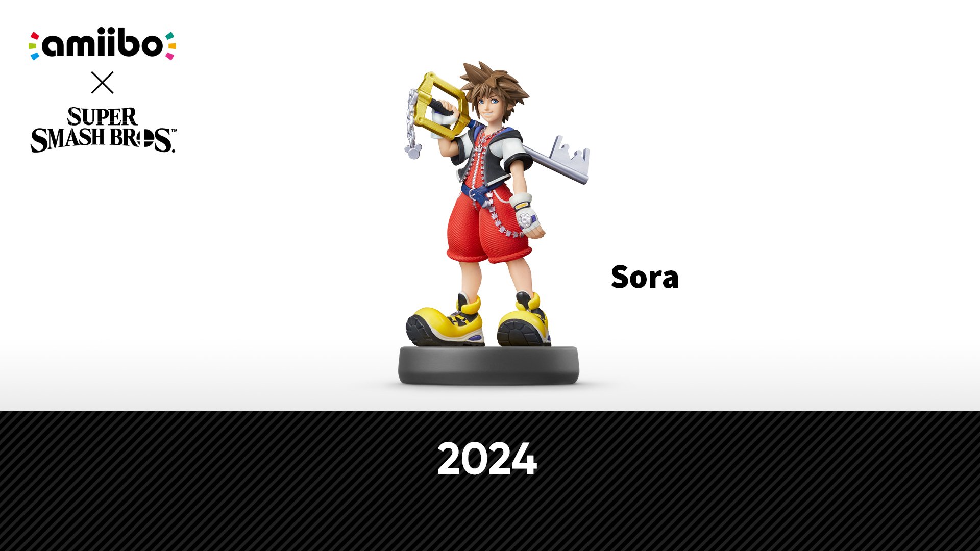 The final Smash Bros amiibo, Kingdom Hearts' Sora, is coming next