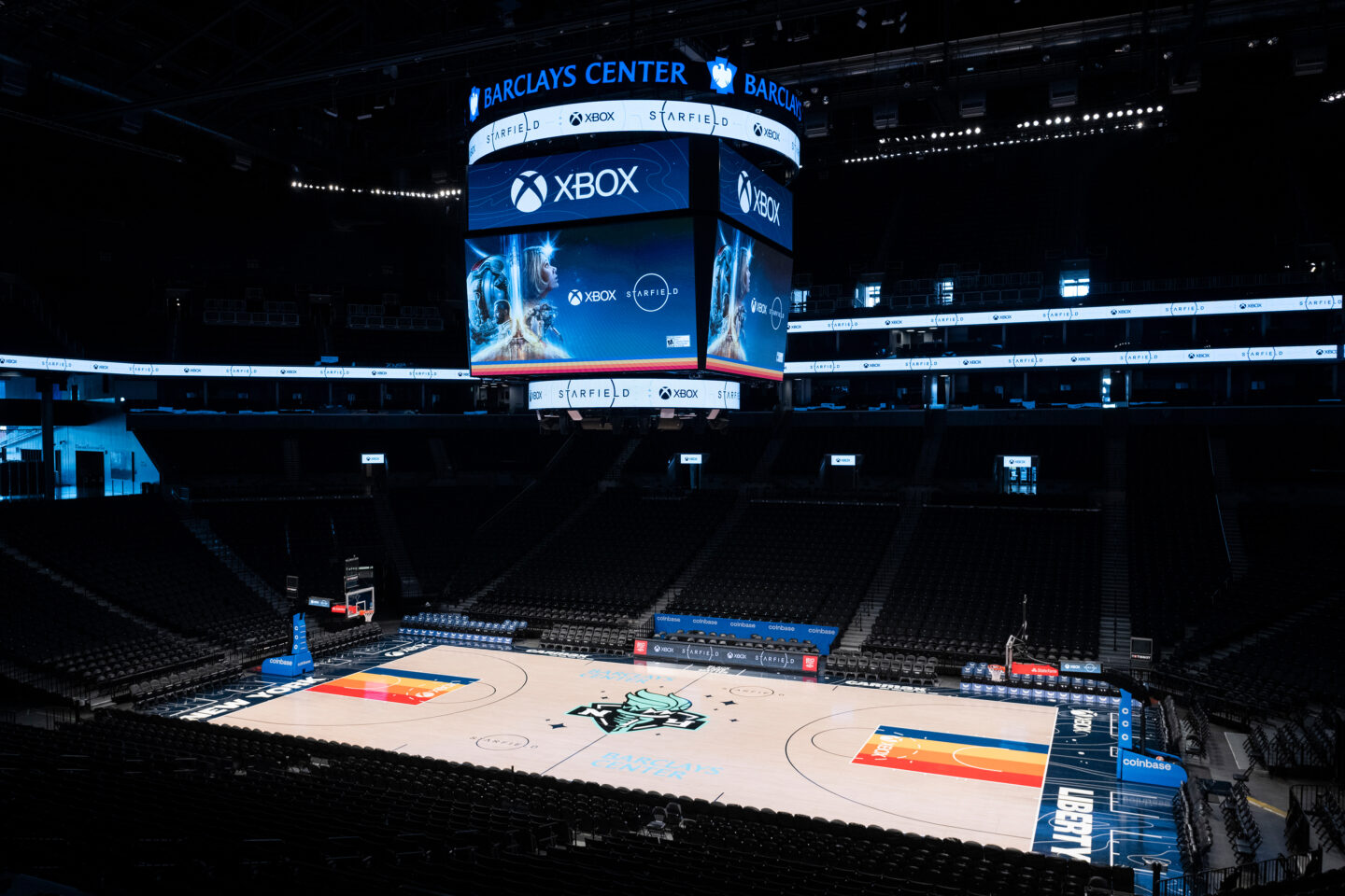 WNBA team New York Liberty will have a Starfield-themed court this week ...