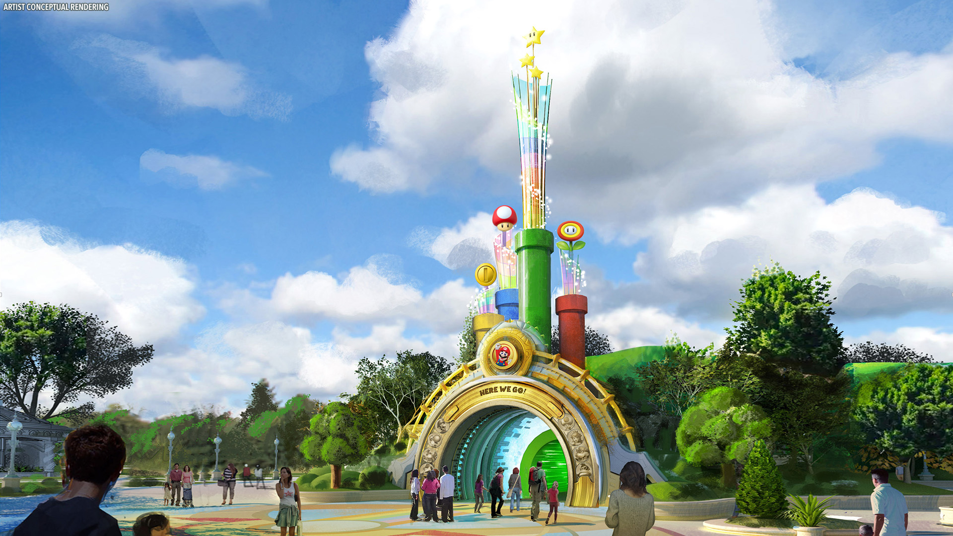 Universal has shown the first images of Super Nintendo World Orlando VGC