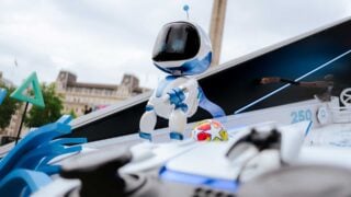Astro Bot and giant PlayStation Pinball appear in London for the UEFA Champions League Final