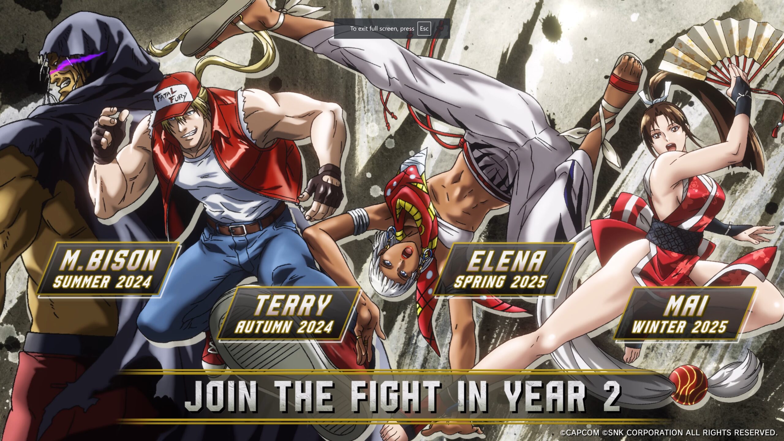 Terry and Mai from Fatal Fury are coming to Street Fighter 6 VGC