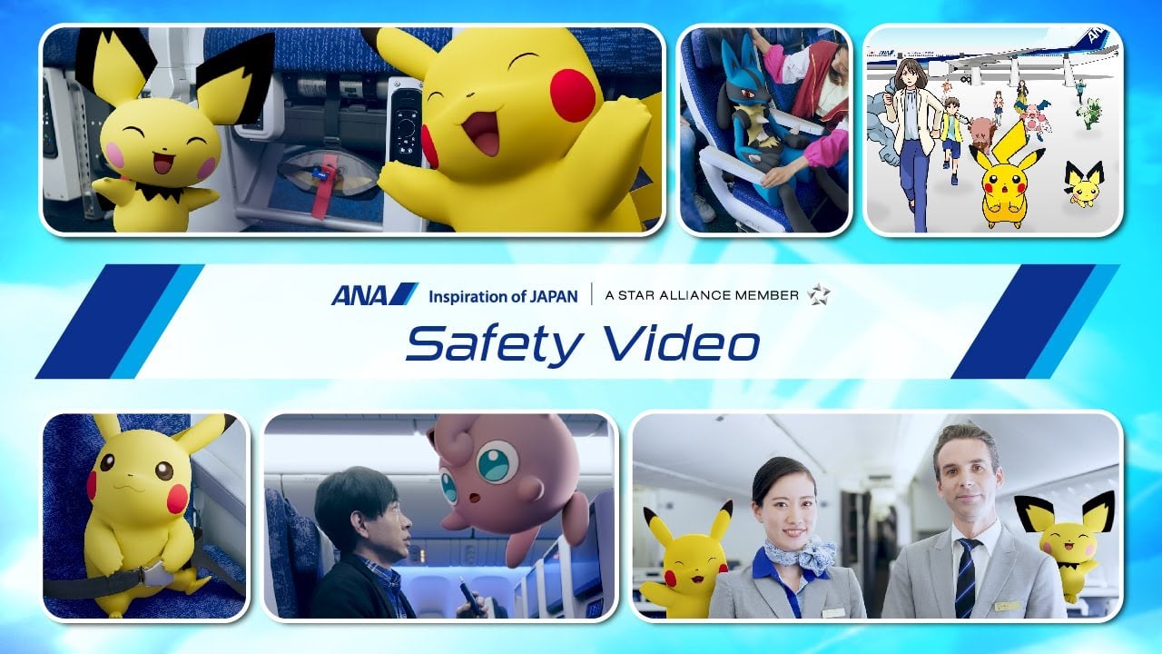 All Nippon Airways unveils “world’s first” airline safety video featuring Pokémon