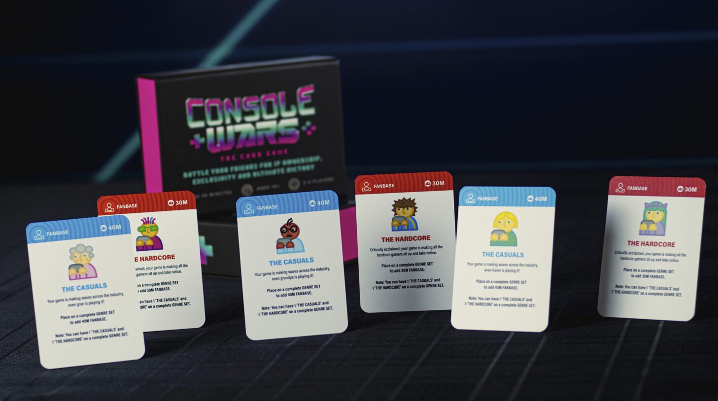 Console Wars: The card game announced