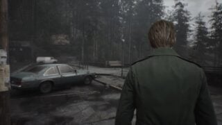 Silent Hill 2 awards a trophy for trying to turn back and leave Silent Hill at the start of the game