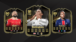 EA Sports FC 25 TOTW 9 full list includes a 91 Bellingham and 90 Salah