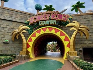 Donkey Kong theme park unveils entrance and welcomes first guests