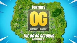 Fortnite OG is returning permanently in December