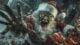 An image of a zombie Santa from Call of Duty.