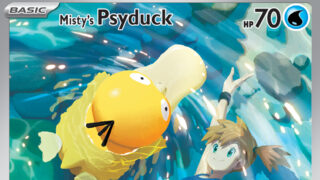 Exclusive: Pokémon TCG Destined Rivals Misty’s Psyduck and other Misty cards revealed in English