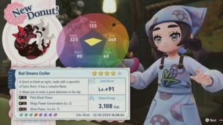 Bad Dreams Cruller recipe in Pokémon Legends Z-A Mega Dimension