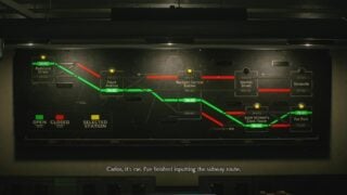 RE3 Remake: Subway train route puzzle solution