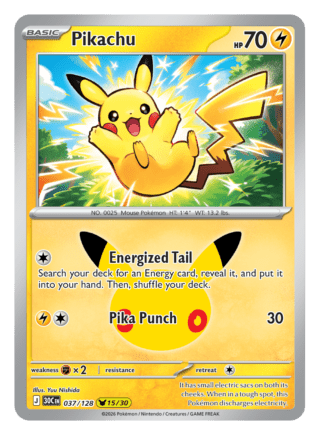 Pokémon reveals 30th Celebration TCG set, with a foil Pikachu in every pack