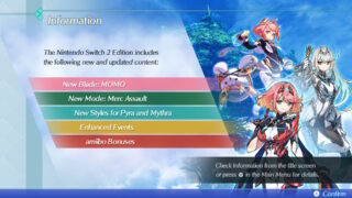 All new content in Xenoblade Chronicles 2 Nintendo Switch 2 Edition